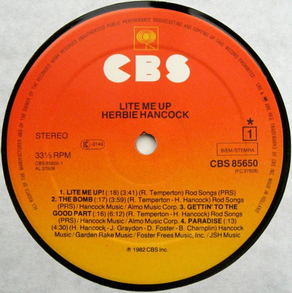 Herbie Hancock -Lite Me Up