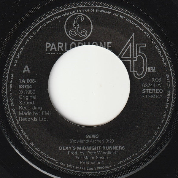 Dexy's Midnight Runners* -Geno