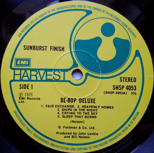 Be-Bop Deluxe* -Sunburst Finish