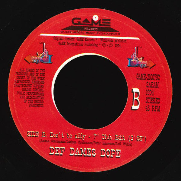 Def Dames Dope -Don't Be Silly