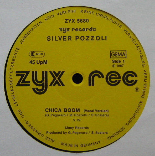 Silver Pozzoli* -Chica Boom