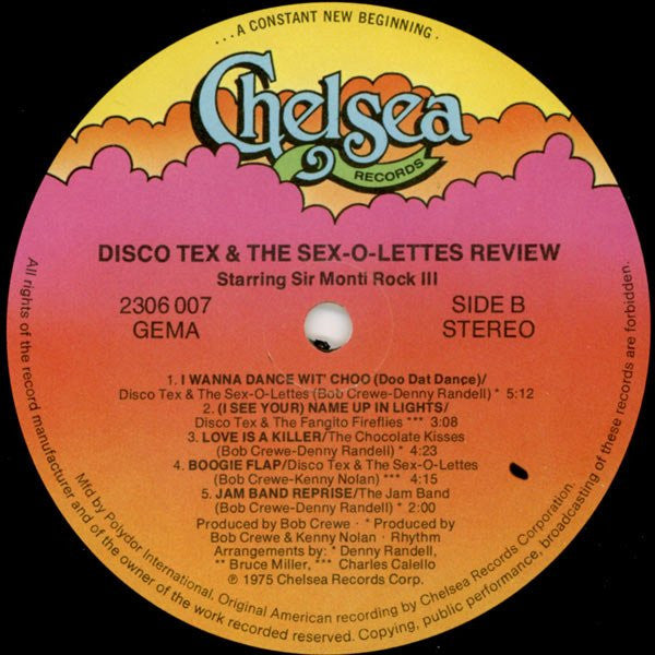 Disco Tex & His Sex-O-Lettes -Disco Tex & The Sex-O-Lettes Review