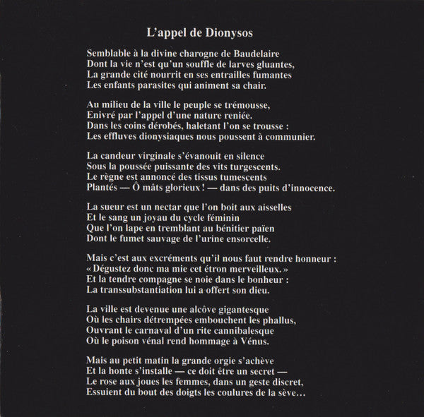 Eros Necropsique -Charnelle Transcendance