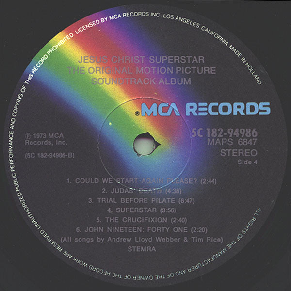 Various -Jesus Christ Superstar (The Original Motion Picture Sound Track Album)