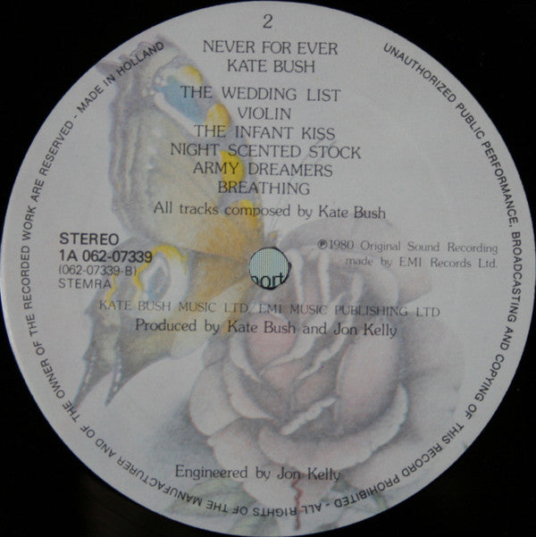 Kate Bush -Never For Ever