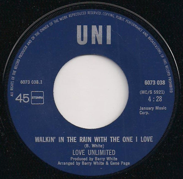 Love Unlimited -Walkin' In The Rain With The One I Love