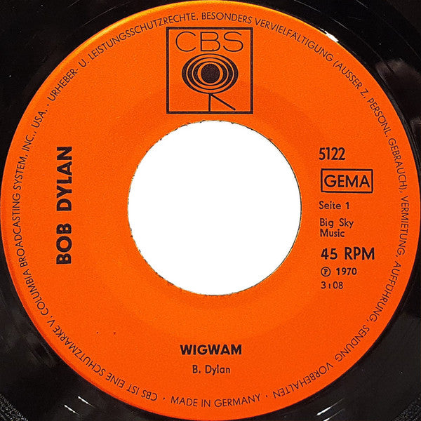 Bob Dylan - Wigwam