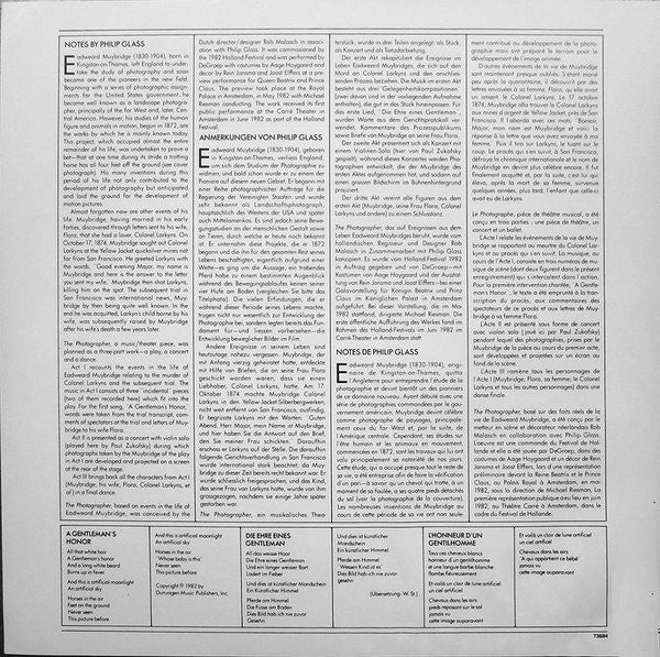 Philip Glass - The Photographer