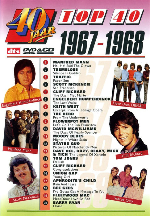 Various -40 Jaar Top 40 - 1967-1968