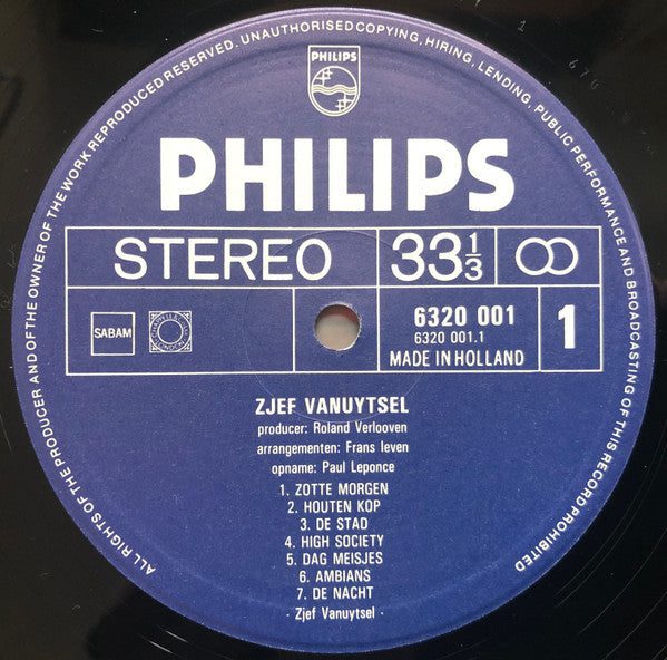 Zjef Vanuytsel -De Zotte Morgen