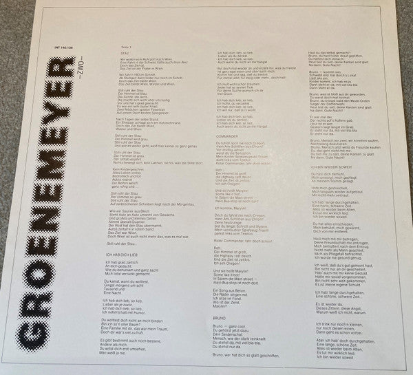 Groenemeyer* -Zwo