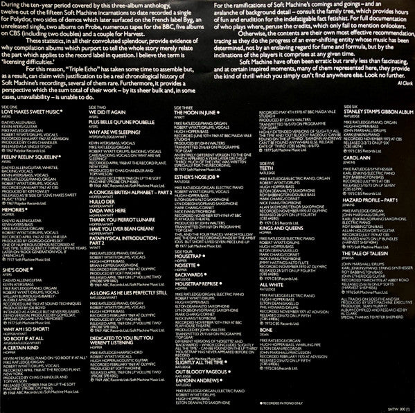 Soft Machine -Triple Echo