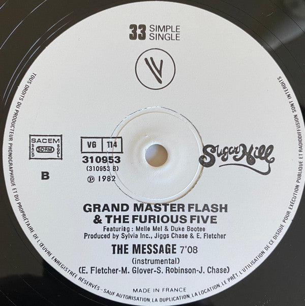 Grandmaster Flash & The Furious Five -The Message
