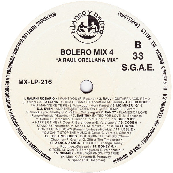 Various -Bolero Mix 4
