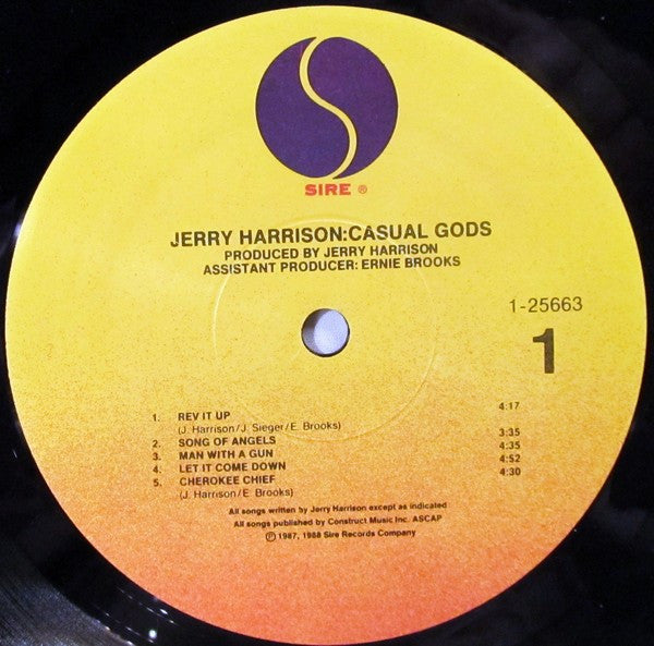 Jerry Harrison:Casual Gods* -Casual Gods
