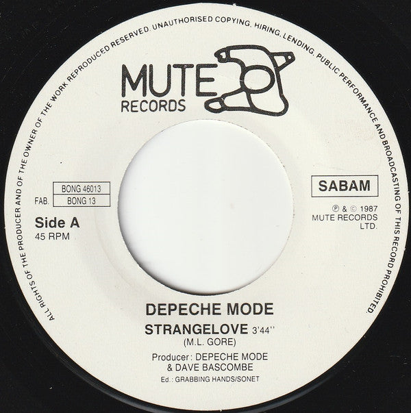 Depeche Mode -Strangelove