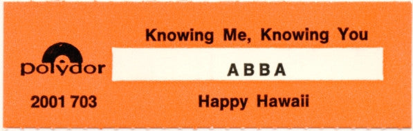 ABBA -Knowing Me, Knowing You