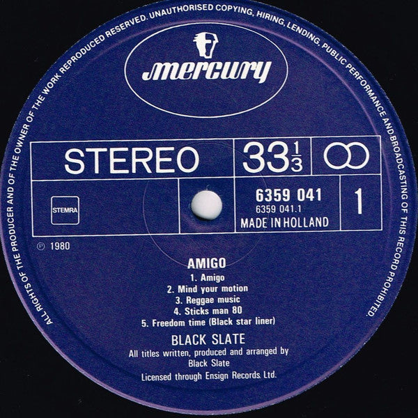 Black Slate -Amigo