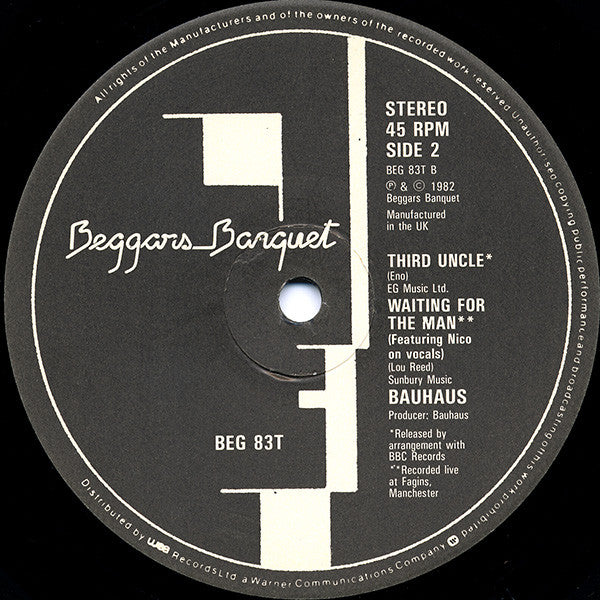 Bauhaus -Ziggy Stardust / Third Uncle