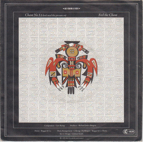 Spandau Ballet -Chant No. 1 (I Don't Need This Pressure On)