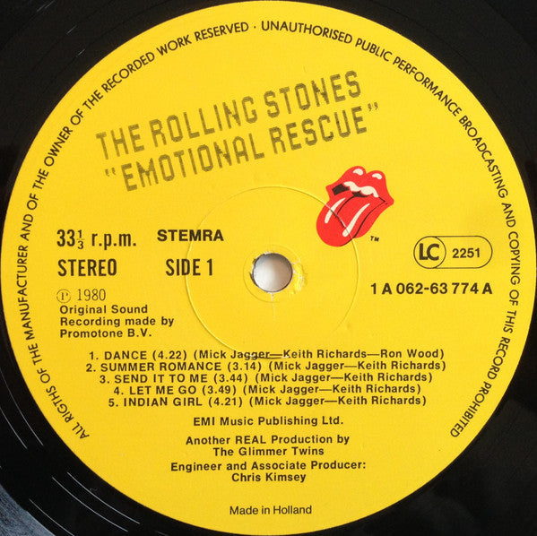 The Rolling Stones -Emotional Rescue