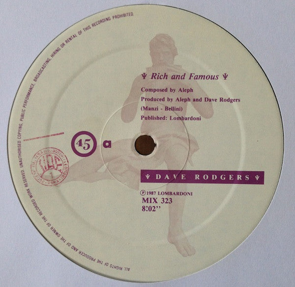 Dave Rodgers -Rich And Famous