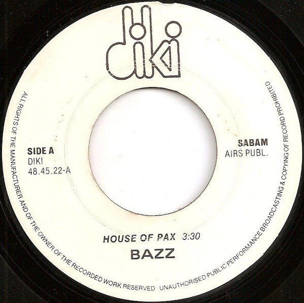 Bazz -House Of Pax