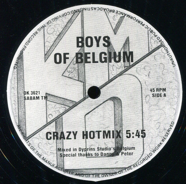 Various -Crazy - Hot Mix (Boys from Belgium)