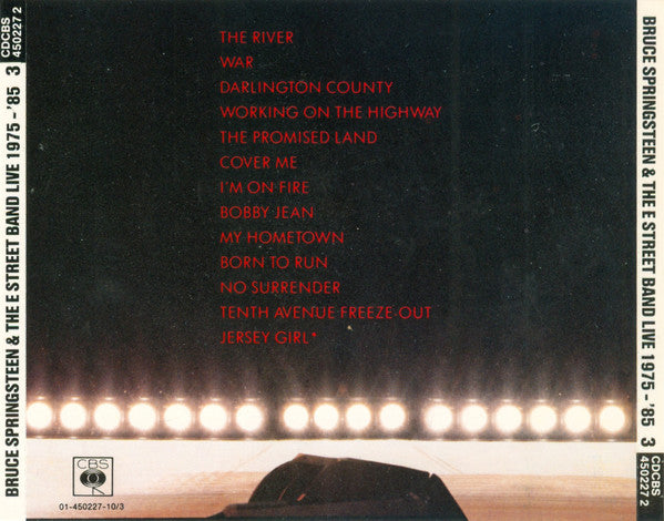 Bruce Springsteen & The E-Street Band -Live/1975-85