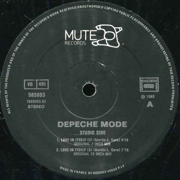 Depeche Mode - Love In Itself∙ 2 ∙ 3 And Live Tracks