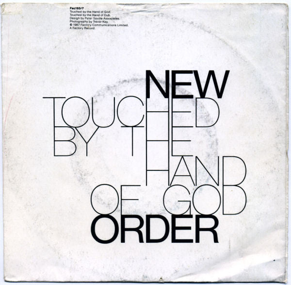New Order -Touched By The Hand Of God