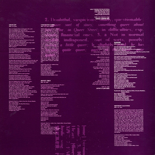 The Wolfgang Press -Queer