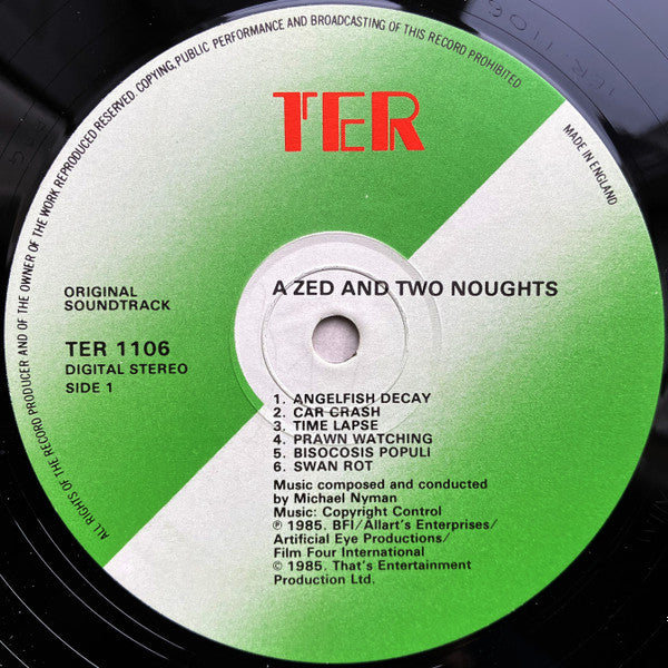 Michael Nyman -Music For Peter Greenaway's Film A Zed & Two Noughts