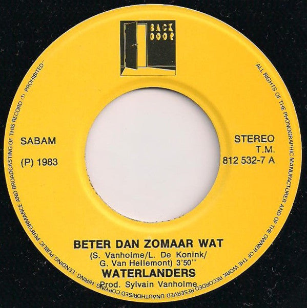 Waterlanders -Beter Dan... (Zomaar Wat)