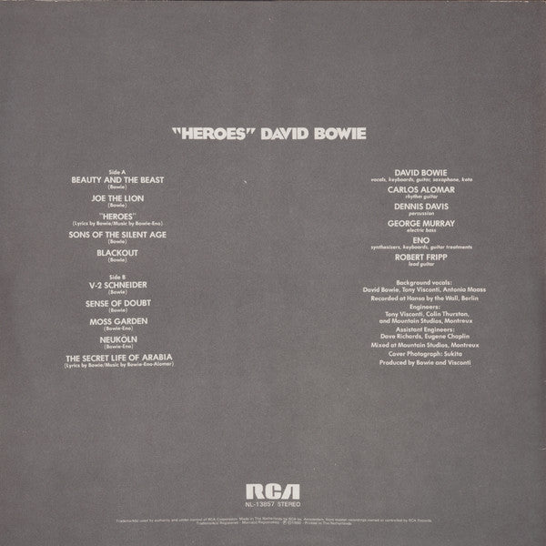 David Bowie -"Heroes"