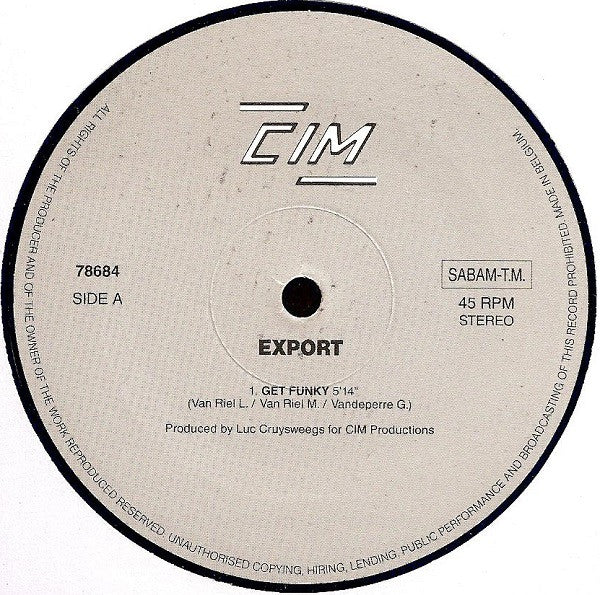 Export -Get Funky