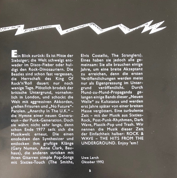 Various - Rock &amp; Wave Vol. 1 - The Hits From The Underground