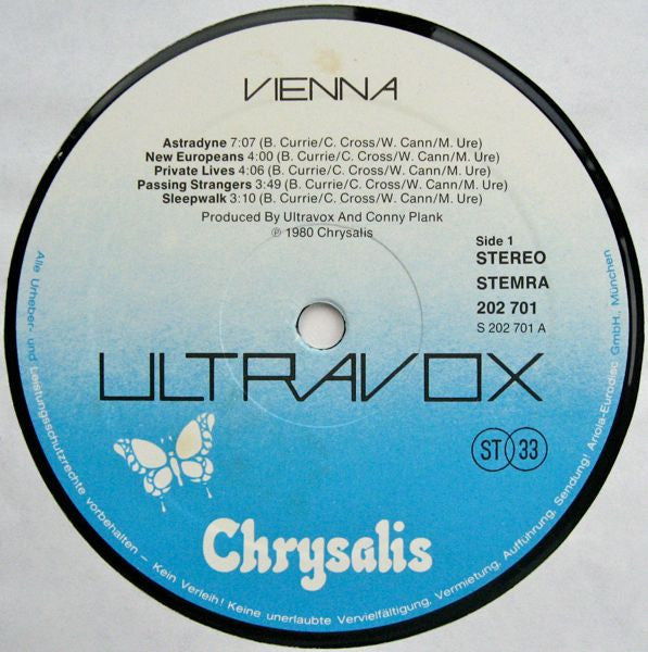 Ultravox -Vienna