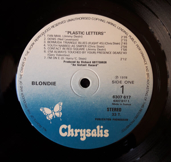 Blondie - Plastic Letters