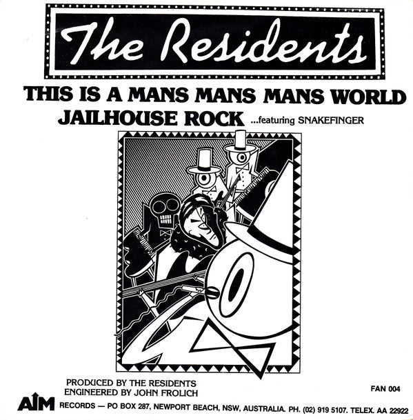 The Residents -This Is A Mans Mans Mans World / Jailhouse Rock