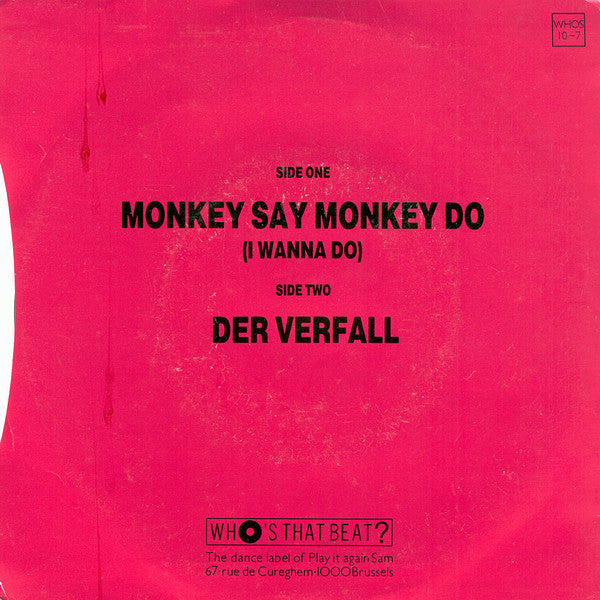 West Bam* -Monkey Say Monkey Do