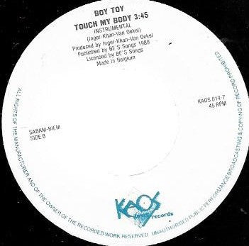 Boy Toy -Touch My Body