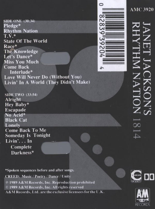 Janet Jackson - Rhythm Nation 1814