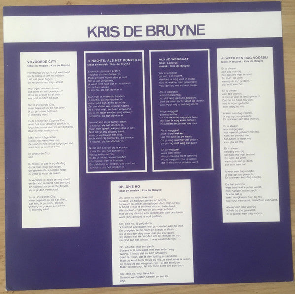Kris De Bruyne -Ook Voor Jou...