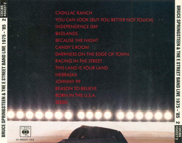Bruce Springsteen & The E-Street Band -Live/1975-85