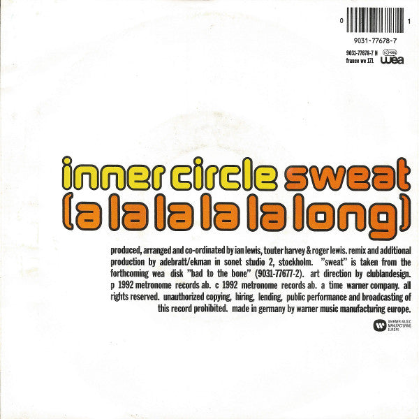 Inner Circle -Sweat (A La La La La Long)