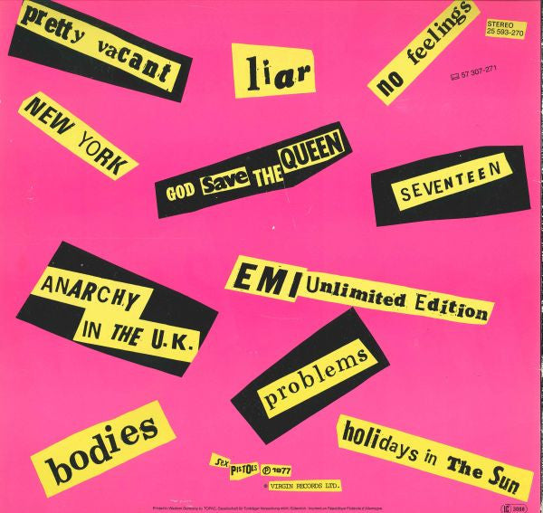 Sex Pistols -Never Mind The Bollocks Here's The Sex Pistols