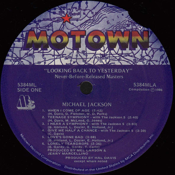 Michael Jackson -Looking Back To Yesterday