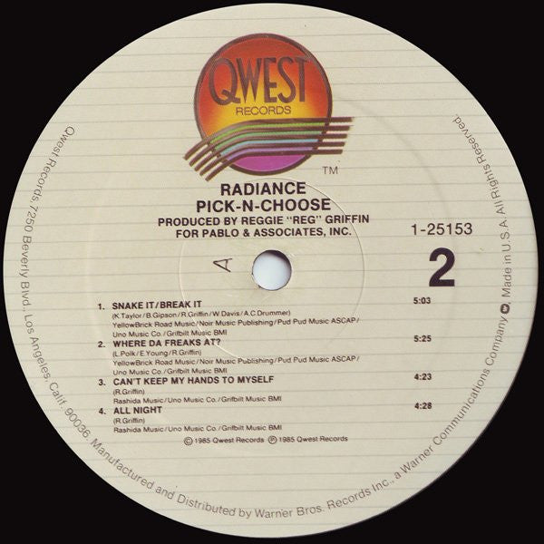 Radiance (4) -Pick-N-Choose