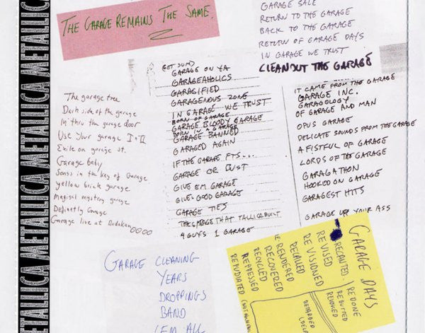 Metallica -Garage Inc.